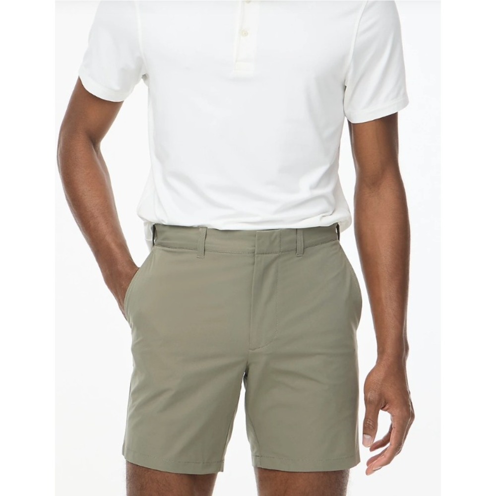 J. Crew Factory Men's Olive Flat Front Shorts
